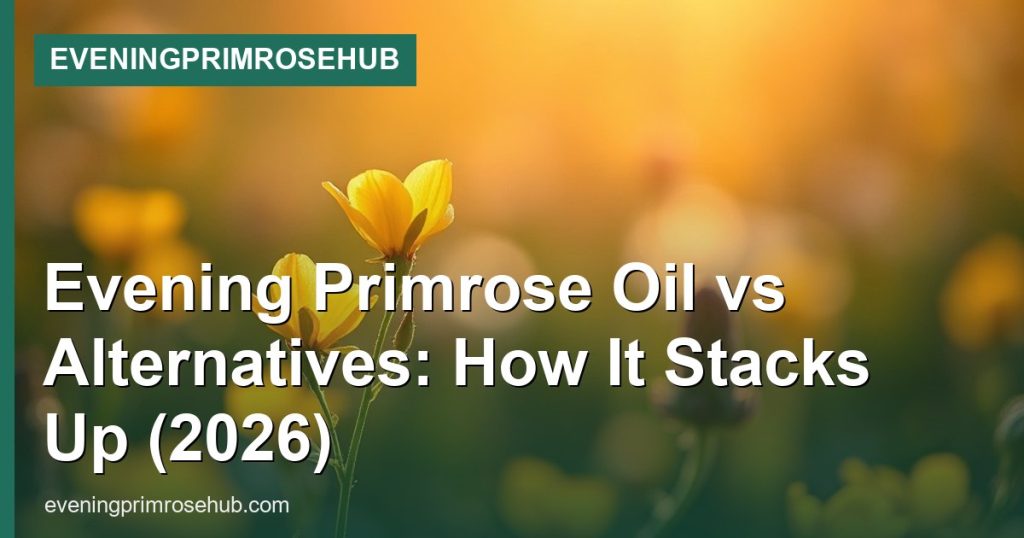 Evening Primrose Oil vs Alternatives: How It Stacks Up (2026) - EveningPrimroseHub